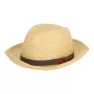 Homburg szalmakalap, 28,5 x 30 cm