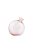 Üveg gömb váza, dekorációs kiegészítő, 1 literes, rózsaszín