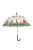 Átlátszó gyerek esernyő, safari állatvilág mintával