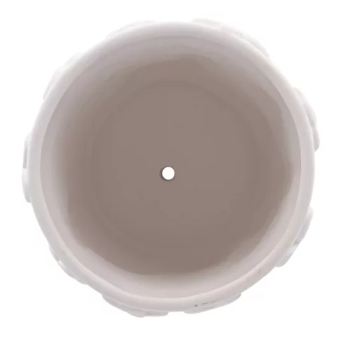 Kifesthető rovarmintás virágcserép, festékkel és ecsettel, 13 cm átmérőjű