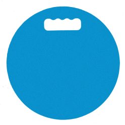 Gyerek kerti térdelőpárna, kék, 28 cm átmérőjű