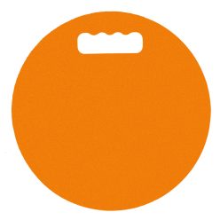   Gyerek kerti térdelőpárna, narancssárga, 28 cm átmérőjű