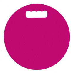 Gyerek kerti térdelőpárna, pink, 28 cm átmérőjű