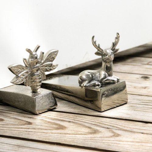 Őzikés fém ajtókitámasztó