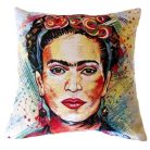 Frida Kahlos gobelin díszpárna huzat, 45x45 cm