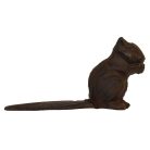 Öntöttvas ajtókitámasztó mókus, 0,6 kg