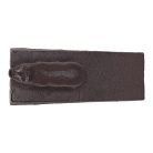 Öntöttvas ajtókitámasztó ék, malacos, 13 x 6 cm