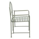 Timeless fém kerti karosszék, matt olivazöld, 53 x 57 x 91,5 cm