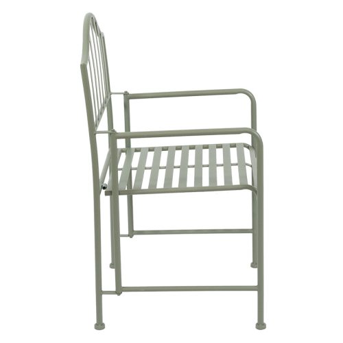 Timeless fém kerti karosszék, matt olivazöld, 53 x 57 x 91,5 cm