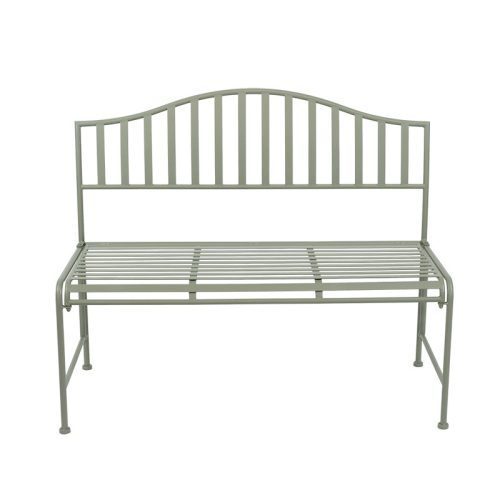 Timeless fém kerti pad, összecsukható, matt olivazöld, 113 x 56 x 91,5 cm