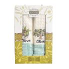 Olive konyharuha szett díszdobozban, 2 db-os