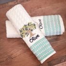 Olive konyharuha szett díszdobozban, 2 db-os