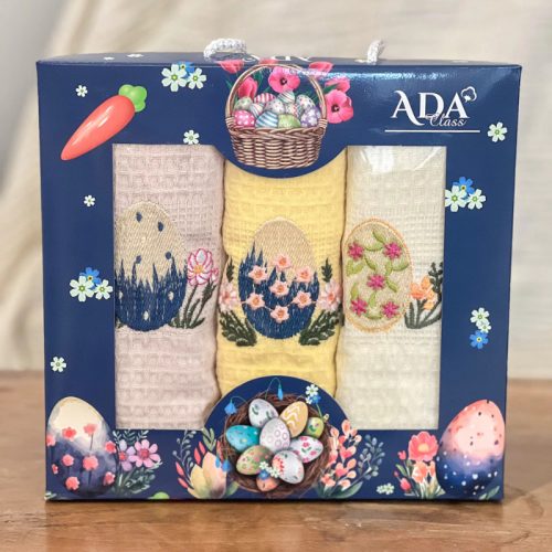 Húsvéti tojásos konyharuha szett, 3 db-os, 40 x 60 cm