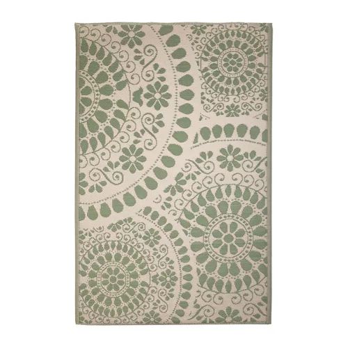Mandala mintás kétoldalú kültéri szőnyeg, 182 x 121 cm