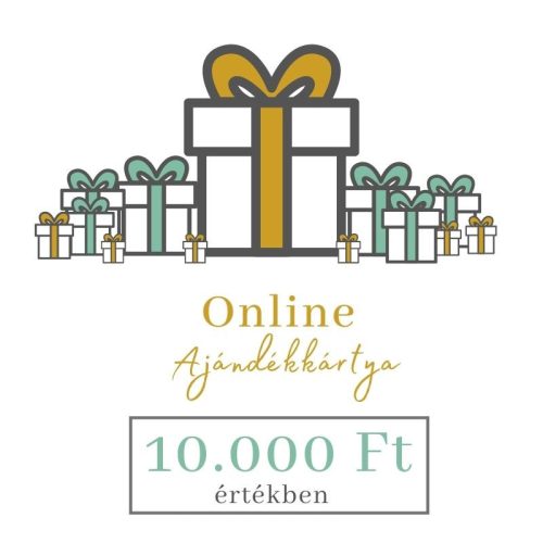Online ajándékkártya 10 000 Ft értékben