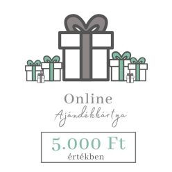 Online ajándékkártya 5000 Ft értékben