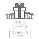 Online ajándékkártya 5000 Ft értékben