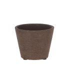Terrakotta virágcserép, sötétbarna, 9 cm átmérőjű