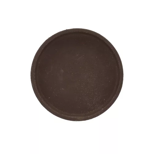 Terrakotta virágcserép alátét, sötétbarna, 12 cm átmérőjű