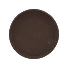 Terrakotta virágcserép alátét, sötétbarna, 25 cm átmérőjű
