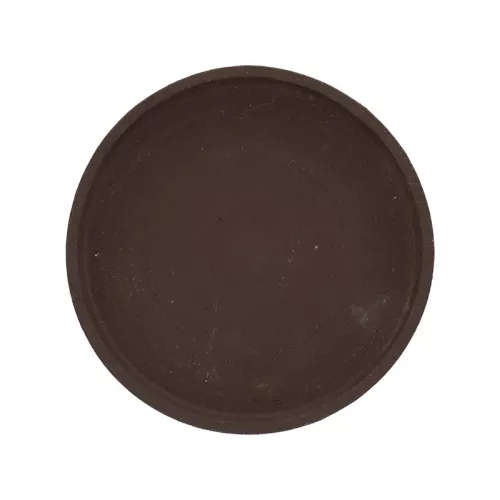 Terrakotta virágcserép alátét, sötétbarna, 25 cm átmérőjű