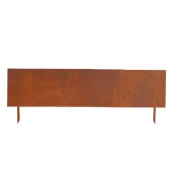   Leszúrható corten acél ágyásszegély, gyepszegély, 100 x 35 cm