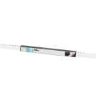 Felszerelhető teleszkópos dekorációs rúd, fehér, 107 - 116 cm
