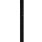 Teleszkópos virágtartó állvány 5 tálcával, fekete,  300 cm