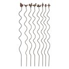 Öntöttvas növénytámasztó pálca, liliom, 125 cm