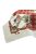 Szarvasos, karácsonyi kockás gépi gobelin asztalterítő, 137 x 240 cm