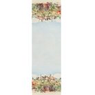 Toszkán vidék hangulatú gépi gobelin asztali futó, 44 x 140 cm 