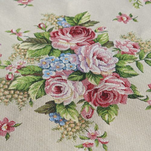 Klasszikus rózsás gépi gobelin asztalterítő, 137x240 cm