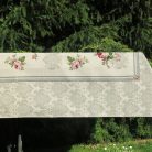 Klasszikus rózsás gépi gobelin asztalterítő, 137x240 cm