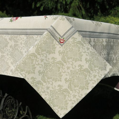 Klasszikus rózsás gépi gobelin asztalterítő, 137x240 cm