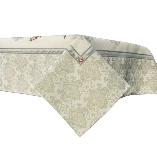 Klasszikus rózsás gépi gobelin asztalterítő, 137x240 cm