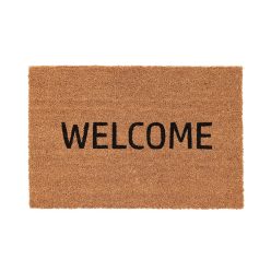 Welcome feliratos kókuszrost lábtörlő, 60x40 cm