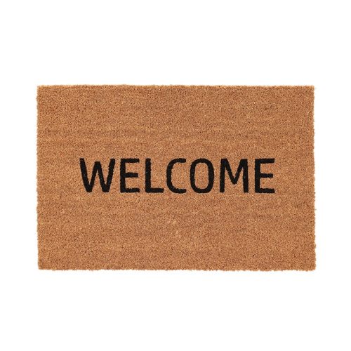 Welcome feliratos kókuszrost lábtörlő, 60x40 cm