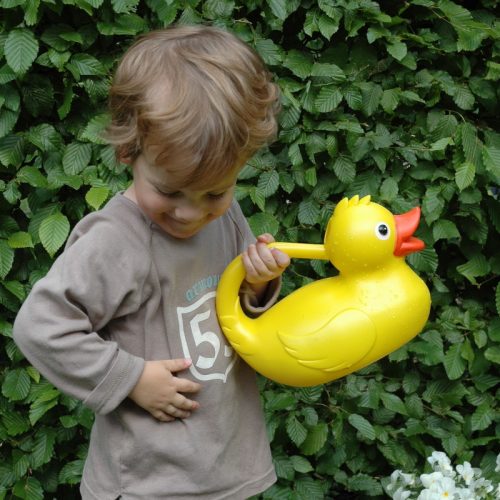 Fekete kacsa locsolókanna, 1,8 literes