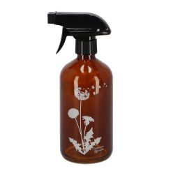 Üveg növénypermetező, barna, 0,5 literes, A