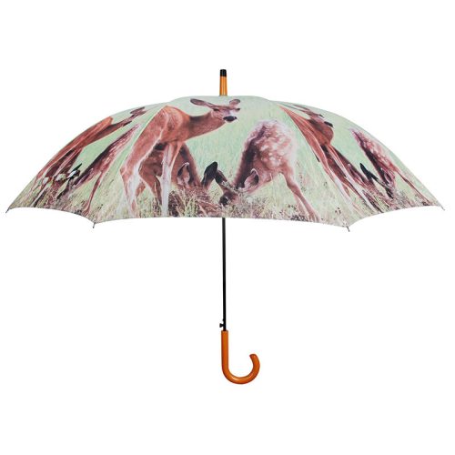 Őzikés esernyő, 120 cm átmérőjű