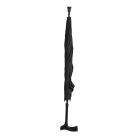 Fekete sétapálcás esernyő, 104 cm átmérőjű