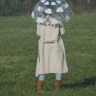 Cinegés átlátszó esernyő, 81 cm átmérőjű