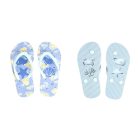 Tengerpart mintás flip-flop papucs gyerekeknek 25, Tengeri szimbólumokkal