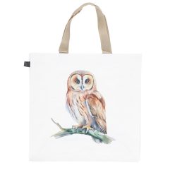 Baglyos bevásárló táska,  40 x 40 cm