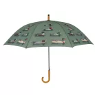 Vadkacsás esernyő, zöld, 120 cm átmérőjű