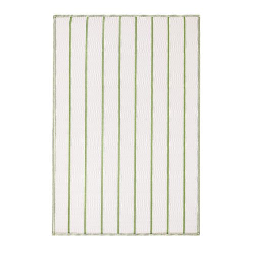 Csíkos kültéri szőnyeg, 120 x 180 cm, zöld
