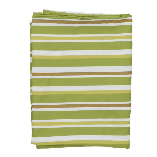Pamut asztalterítő, zöld csíkos, 180 x 250 cm