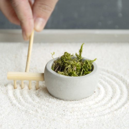 Meditációs Zen kert szett, 24 cm átmérőjű