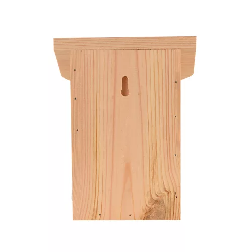 Pillangó ház narancssárga színű tetővel, pillangó mintával, 15 x 20 cm