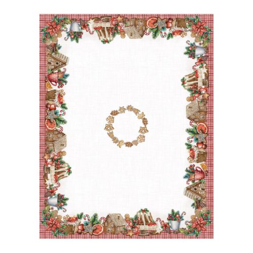 Mézeskalácsos pamut asztalterítő, 140 x 180 cm